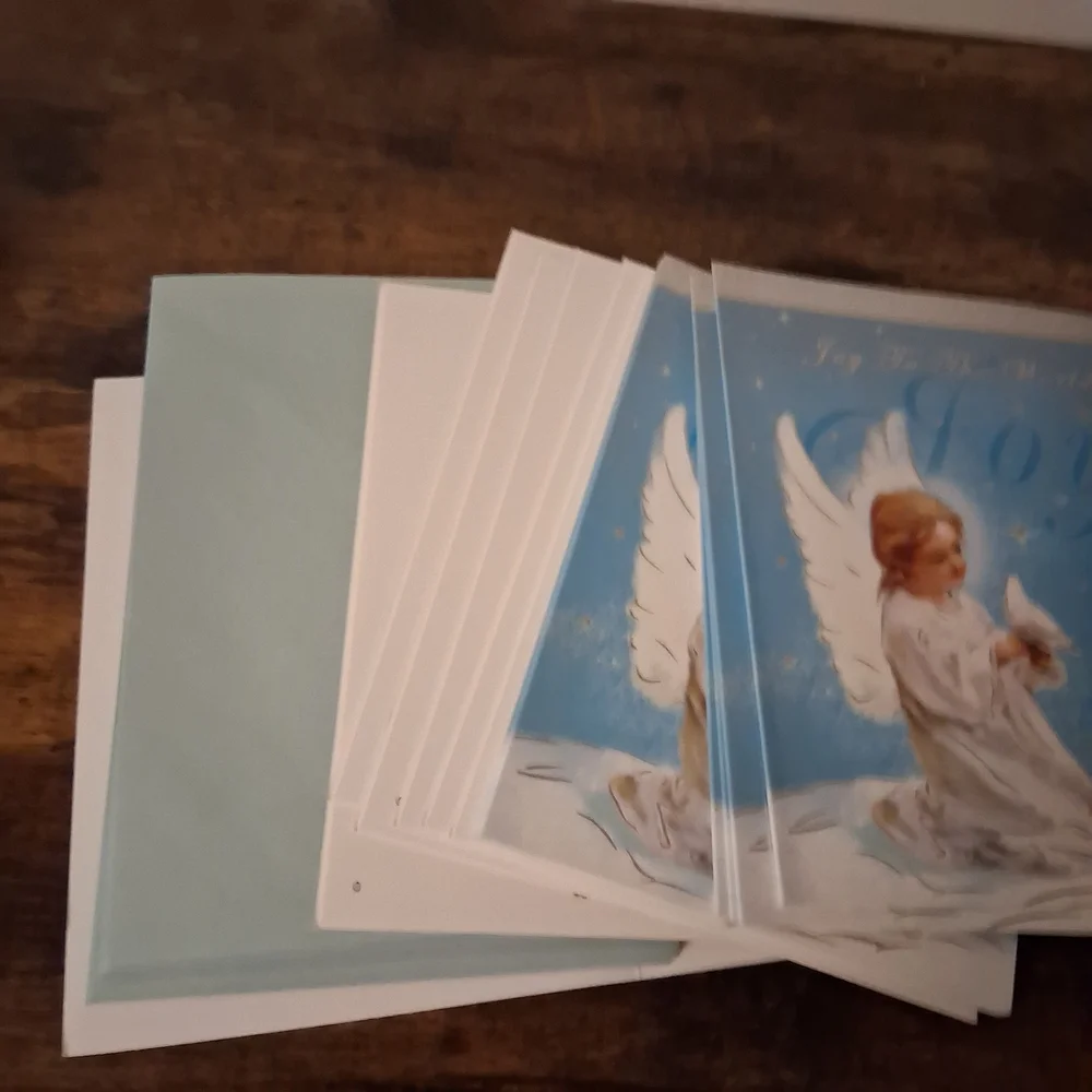 Kmart Angel Christmas Cards 14 Count